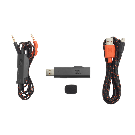 JBL Quantum 800 - Black - Wireless over-ear performance PC gaming headset with Active Noise Cancelling and Bluetooth 5.0 - Detailshot 8 image number null